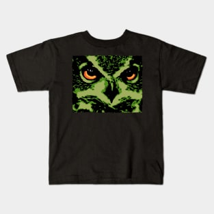 Green Owl Kids T-Shirt